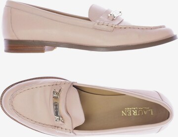 Lauren Ralph Lauren Flats & Loafers in 40,5 in Beige: front