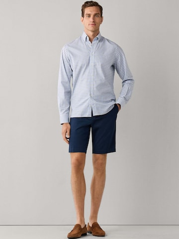 Hackett London Regular Fit Hemd in Blau