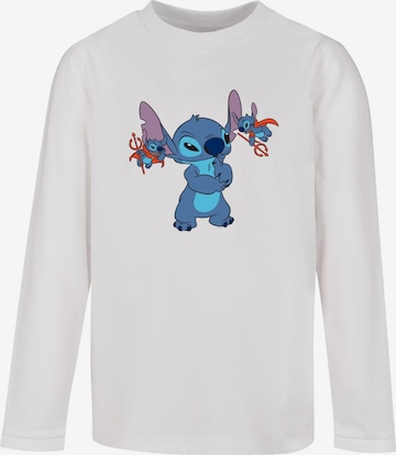 ABSOLUTE CULT Shirt 'Lilo And Stitch - Little Devils' in White: front
