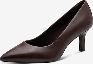 Tamaris - Sapatos de salto em castanho: frente