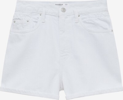 Pull&Bear Jean en blanc denim, Vue avec produit