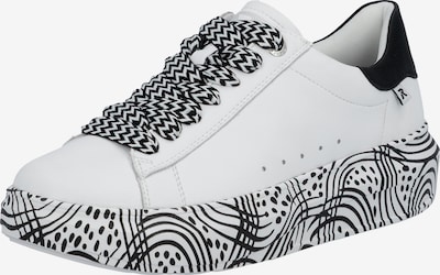 Rieker Sport Sneaker 'W1201' in schwarz / weiß, Produktansicht