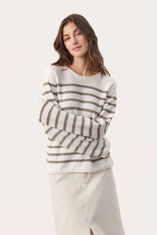 Part Two Sweater 'Eivor' in White: front