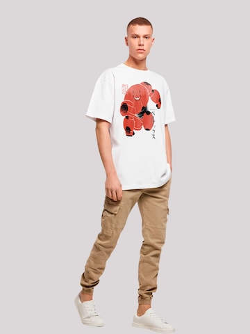 F4NT4STIC T-Shirt 'Big Hero 6 Baymax Suite Pose' in Weiß
