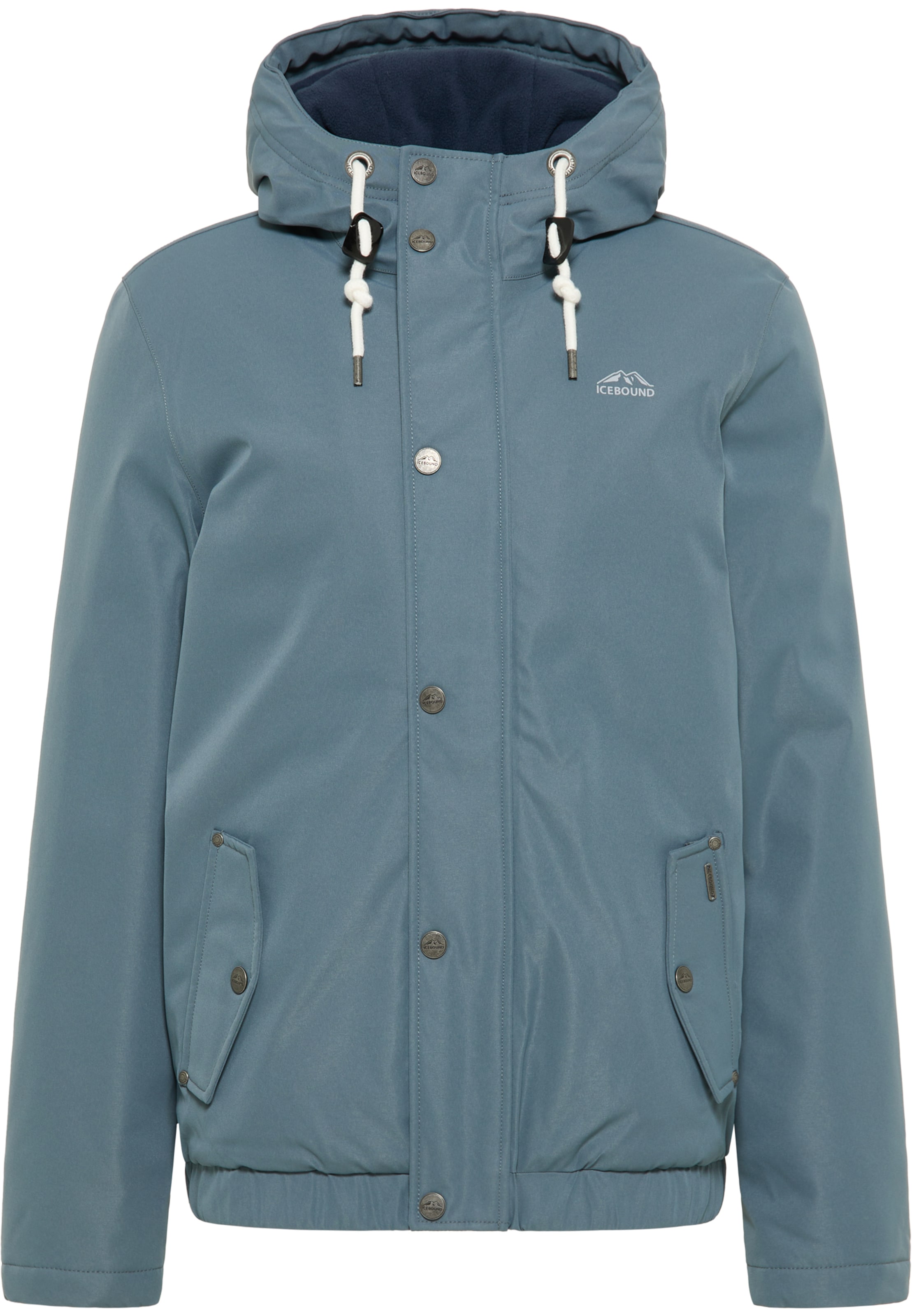 ICEBOUND Funkčná bunda - Modrá: predná strana