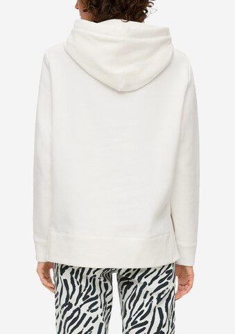 Sweat-shirt s.Oliver en blanc