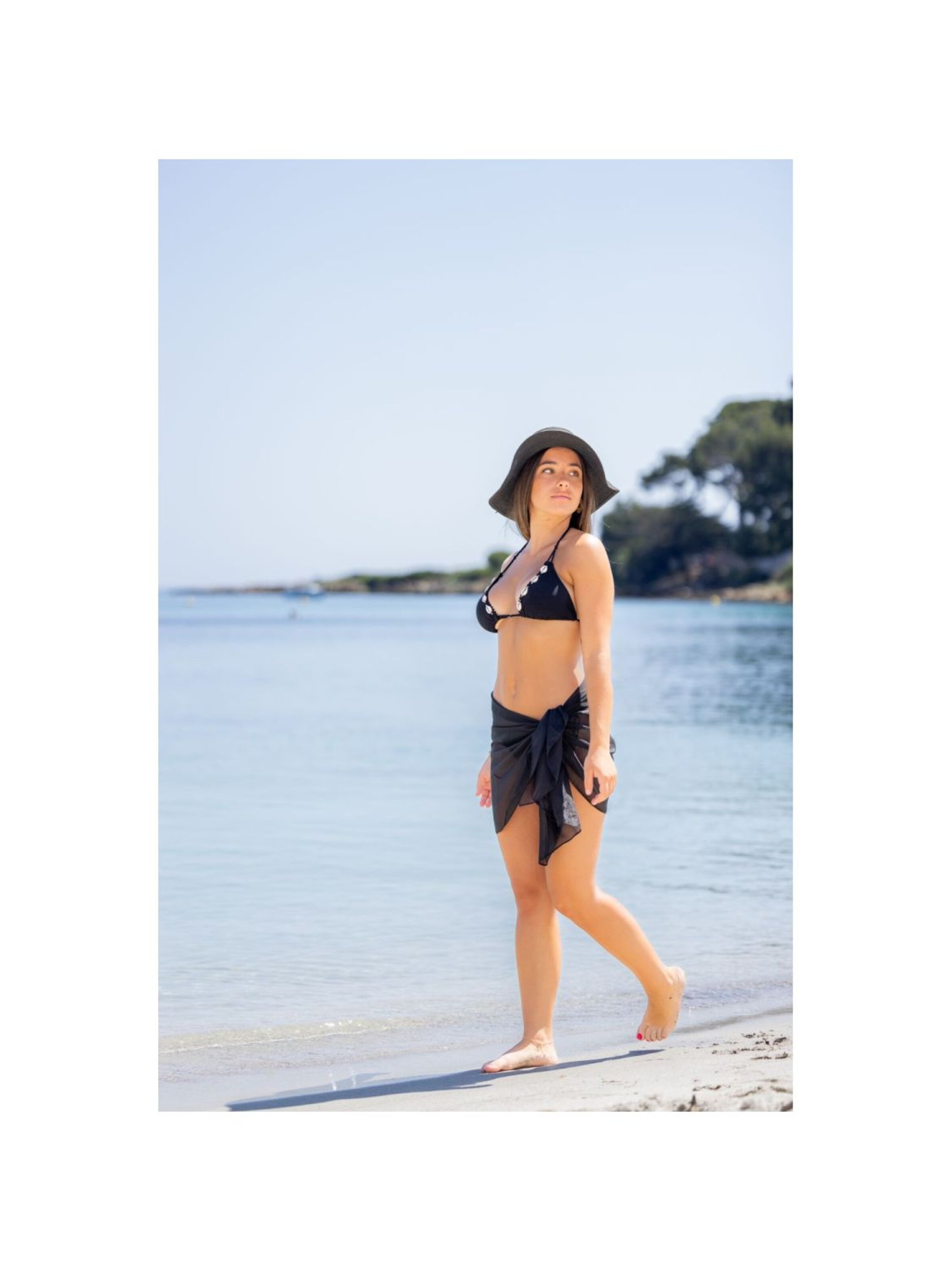 Gonna 'Uni' di alberto cabale in nero