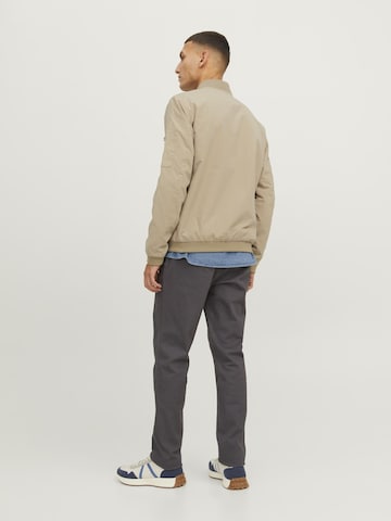 JACK & JONES Regular fit Between-season jacket 'JJRush' in Brown