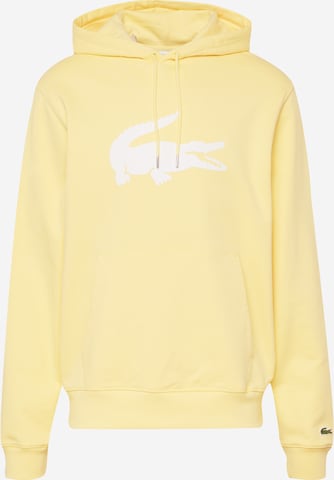 Sweat-shirt LACOSTE en jaune : devant