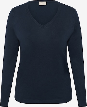 Pull-over 'KClizzy' KAFFE CURVE en bleu : devant