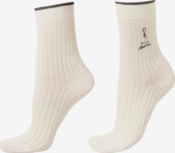 CALZEDONIA Socken 'Italian Style' in Weiß: Vorderseite