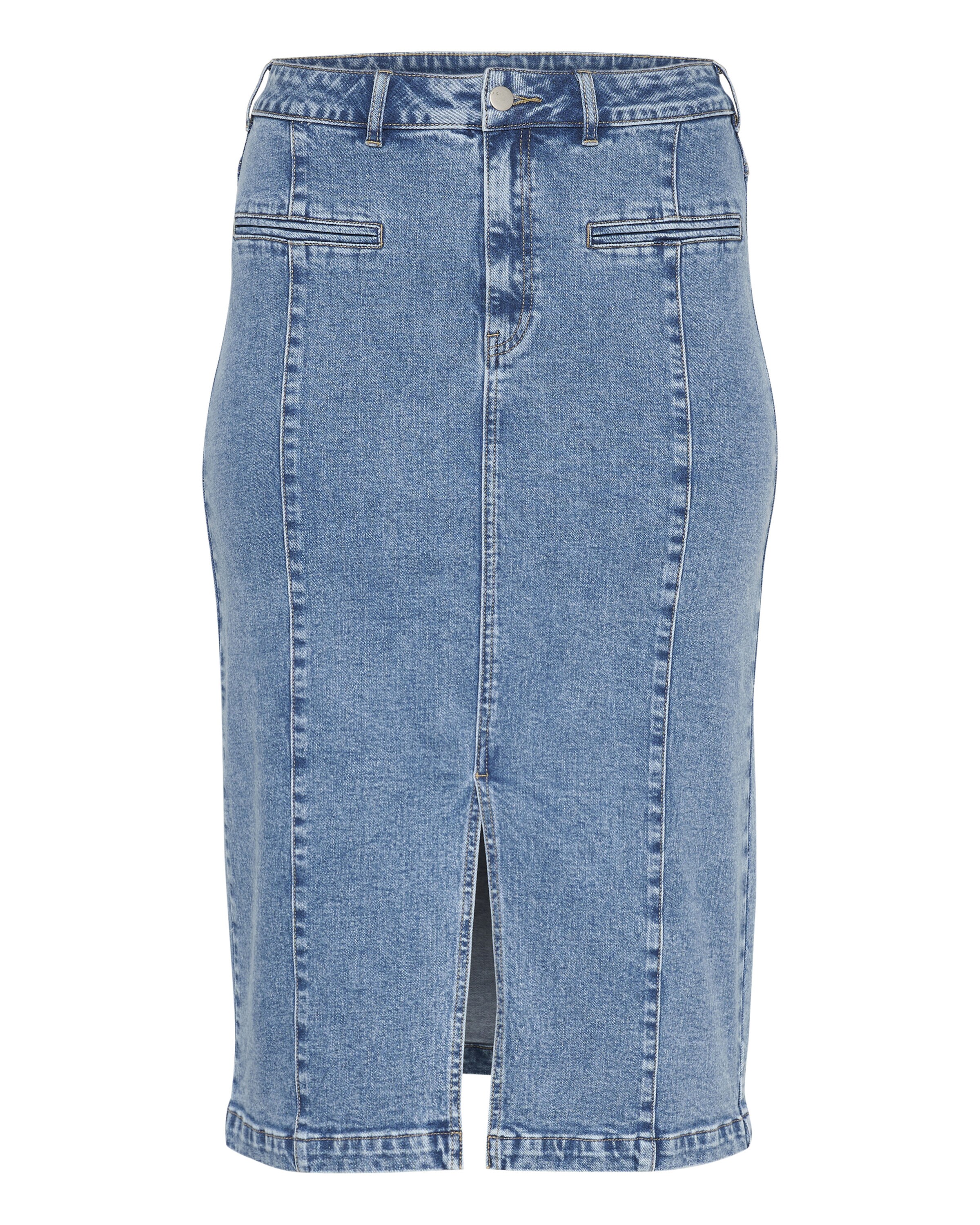 KAFFE CURVE Skirt 'Thura ' in Blue: front