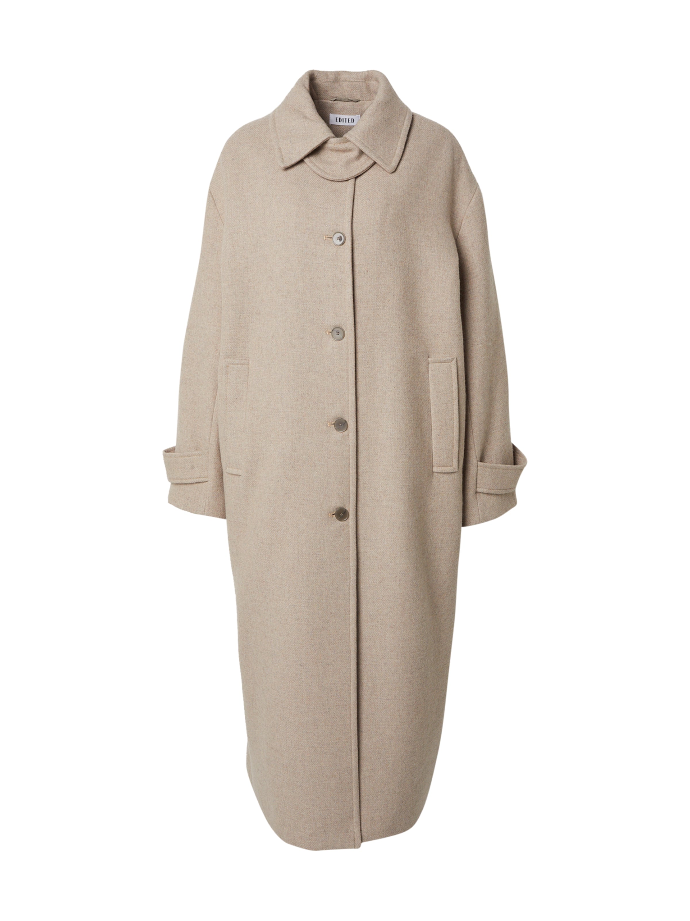 EDITED Płaszcz przejściowy &#x27;Fine&#x27; w kolorze beżowy: przód