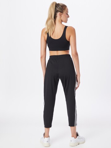 ADIDAS PERFORMANCE Regular Workout Pants 'Aeroready Made4 3-Stripes Tapered' in Black