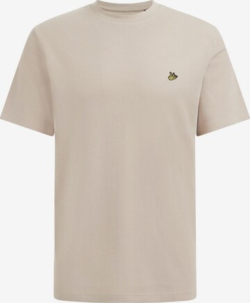 T-Shirt WE Fashion en beige : devant