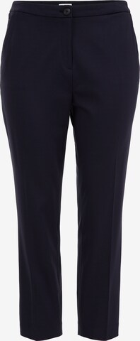 WE Fashion Slimfit Hose in Blau: predná strana