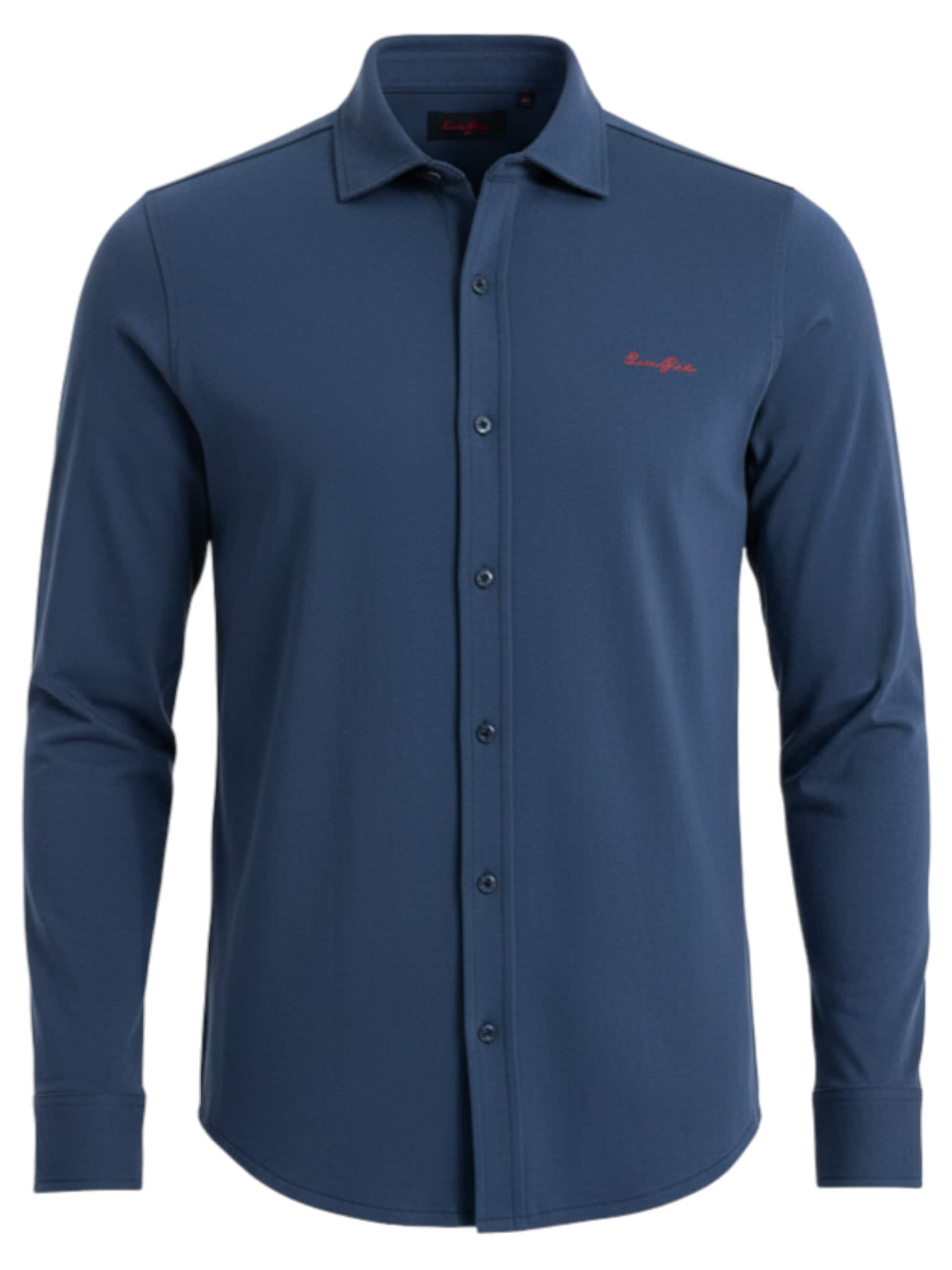 Ombre Regular fit Zakelijk overhemd 'OM-SHCS-0138' in Blauw: voorkant