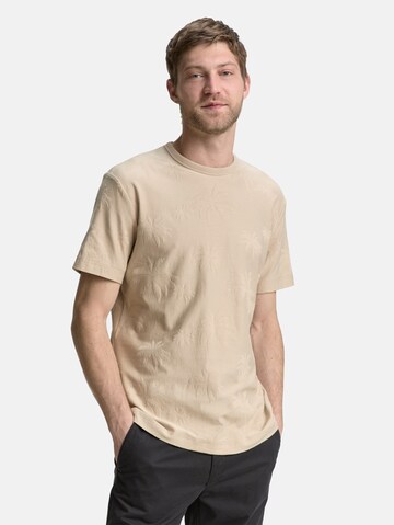 TOM TAILOR Shirt in Beige: voorkant