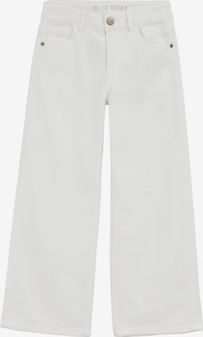 WE Fashion Wide Leg Farkut värissä valkoinen: etupuoli