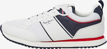 Pepe Jeans - Zapatillas deportivas bajas 'DUBLIN' en blanco: frente