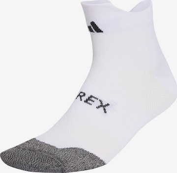 ADIDAS TERREX - Calcetines deportivos 'SPD' en blanco: frente
