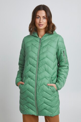 Fransa Winter Coat in Green: front