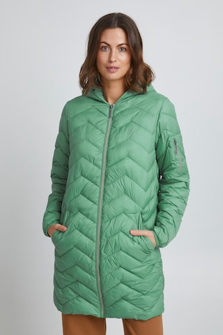 Fransa Winter Coat in Green: front