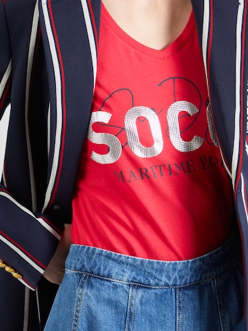 Soccx Tričko – červená