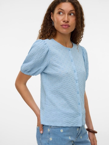 Camicia da donna 'VMFlolwer' di VERO MODA in blu