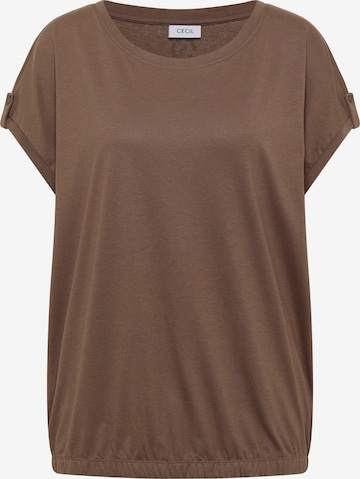 CECIL Shirt in Braun: Vorderseite