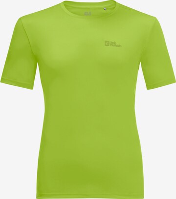 JACK WOLFSKIN Funkční tričko – zelená: přední strana