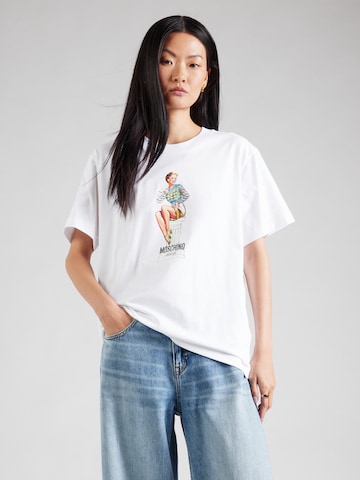 Moschino Jeans Tričko - Biela: predná strana