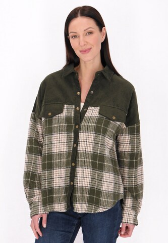 Veste mi-saison usha BLUE LABEL en vert : devant