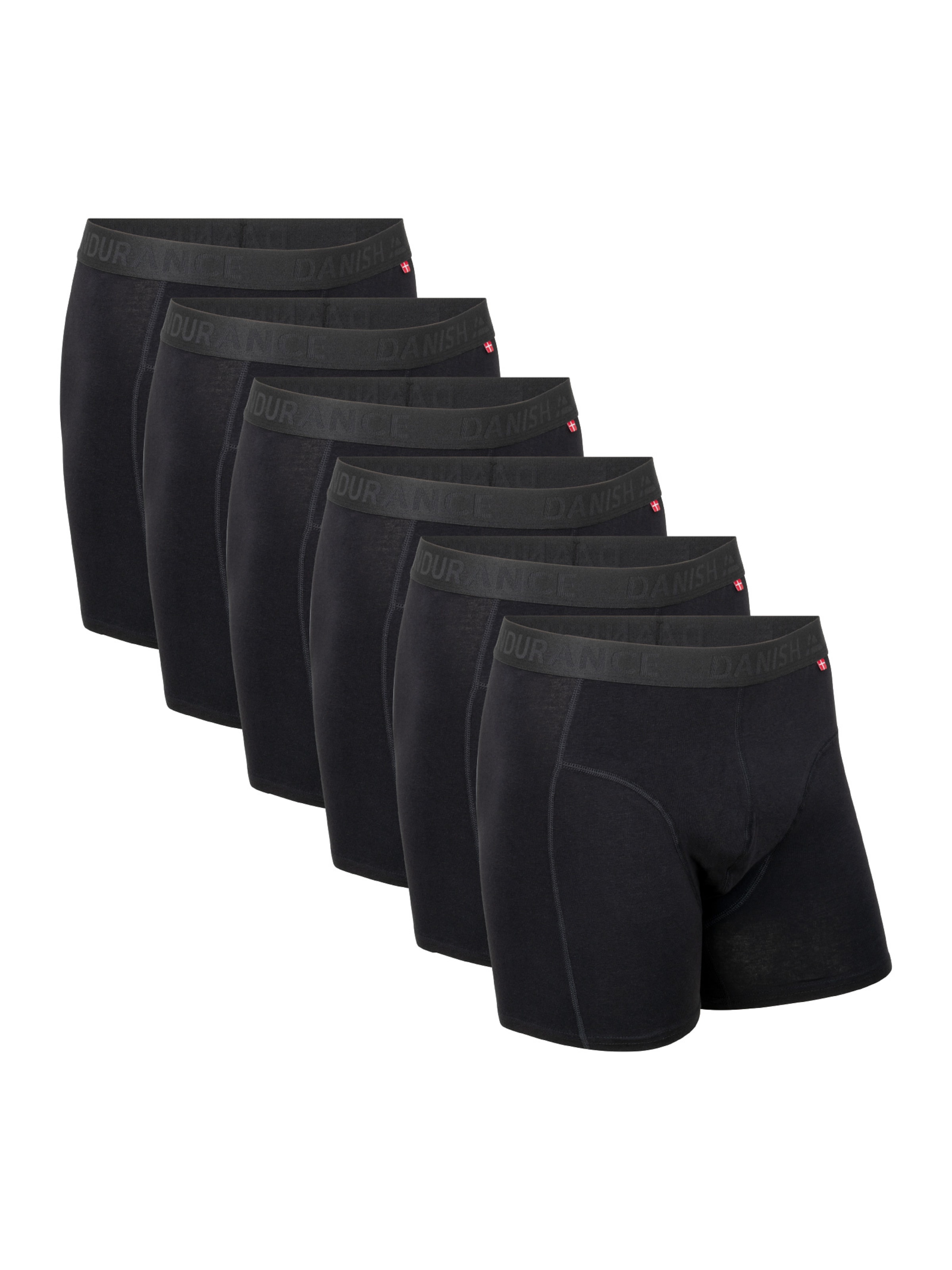 DANISH ENDURANCE Boksershorts 'Organic Trunks' i sort: forside