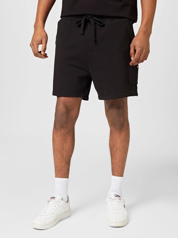 Tommy Jeans Regular Shorts in Schwarz: predná strana