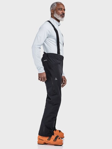 Coupe slim Pantalon outdoor Schöffel en noir