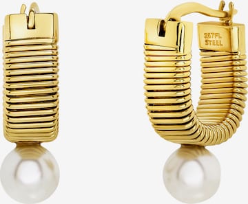 Orecchini 'STYLIZE' di Breil in oro: frontale