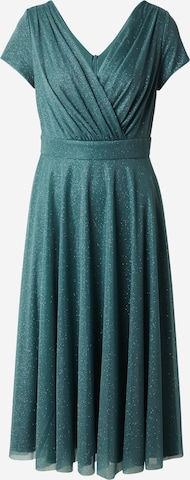 Robe de cocktail Vera Mont en vert : devant