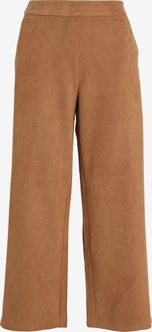 VILA Wide leg Broek 'Suda' in Bruin: voorkant