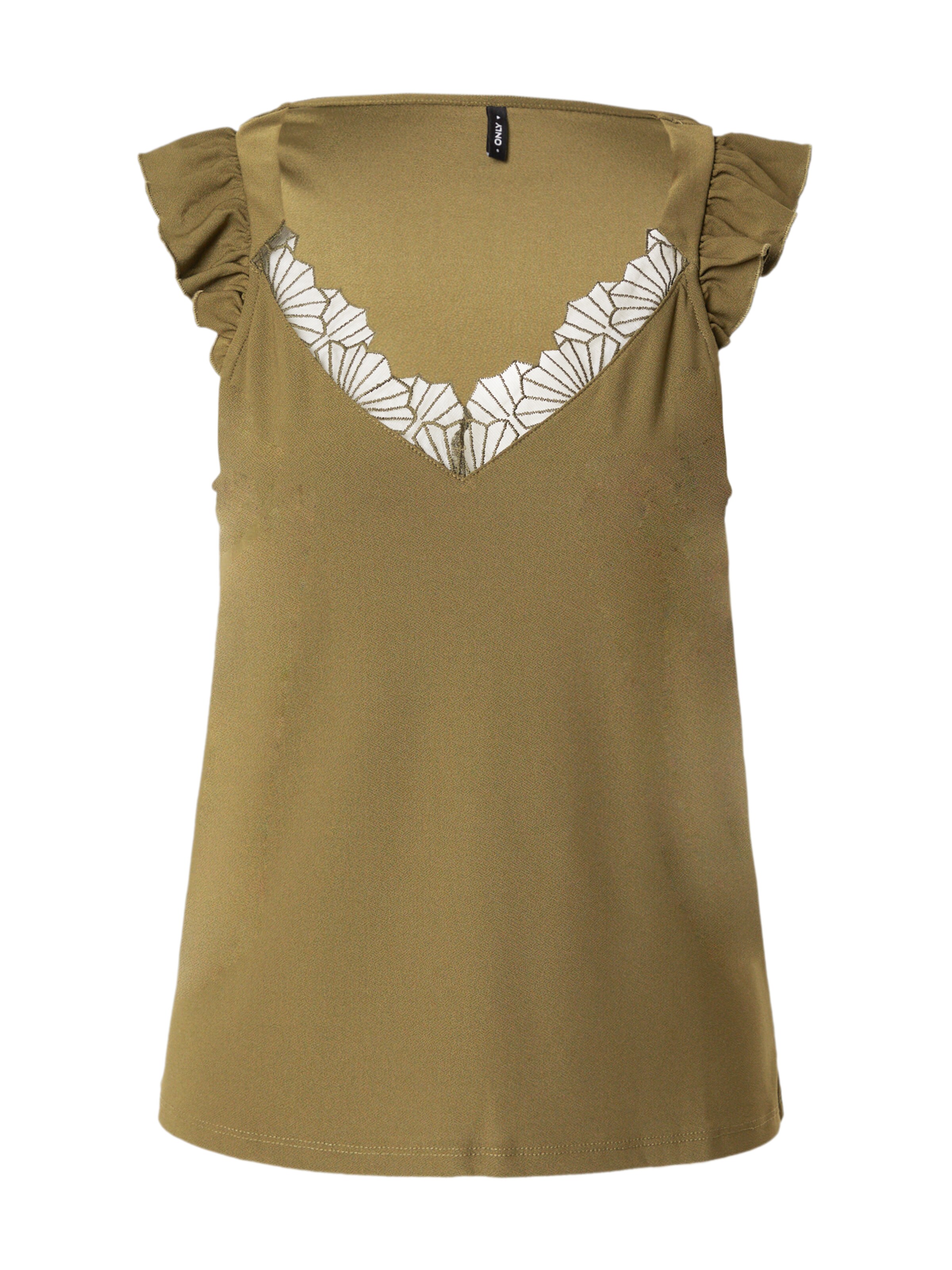 ONLY Топ 'SILJA' в зелено: отпред