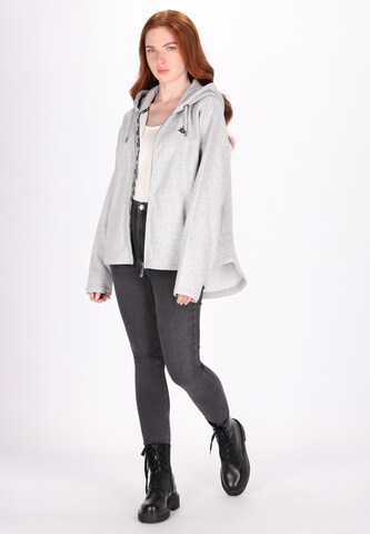 DreiMaster Vintage - Sudadera con cremallera en gris