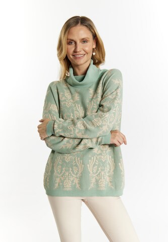 Usha Sweater 'Sivene' in Green: front