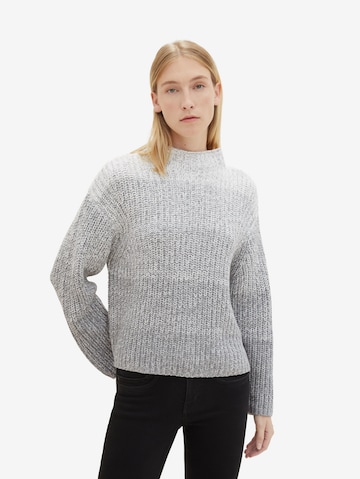 Pull-over TOM TAILOR en gris : devant