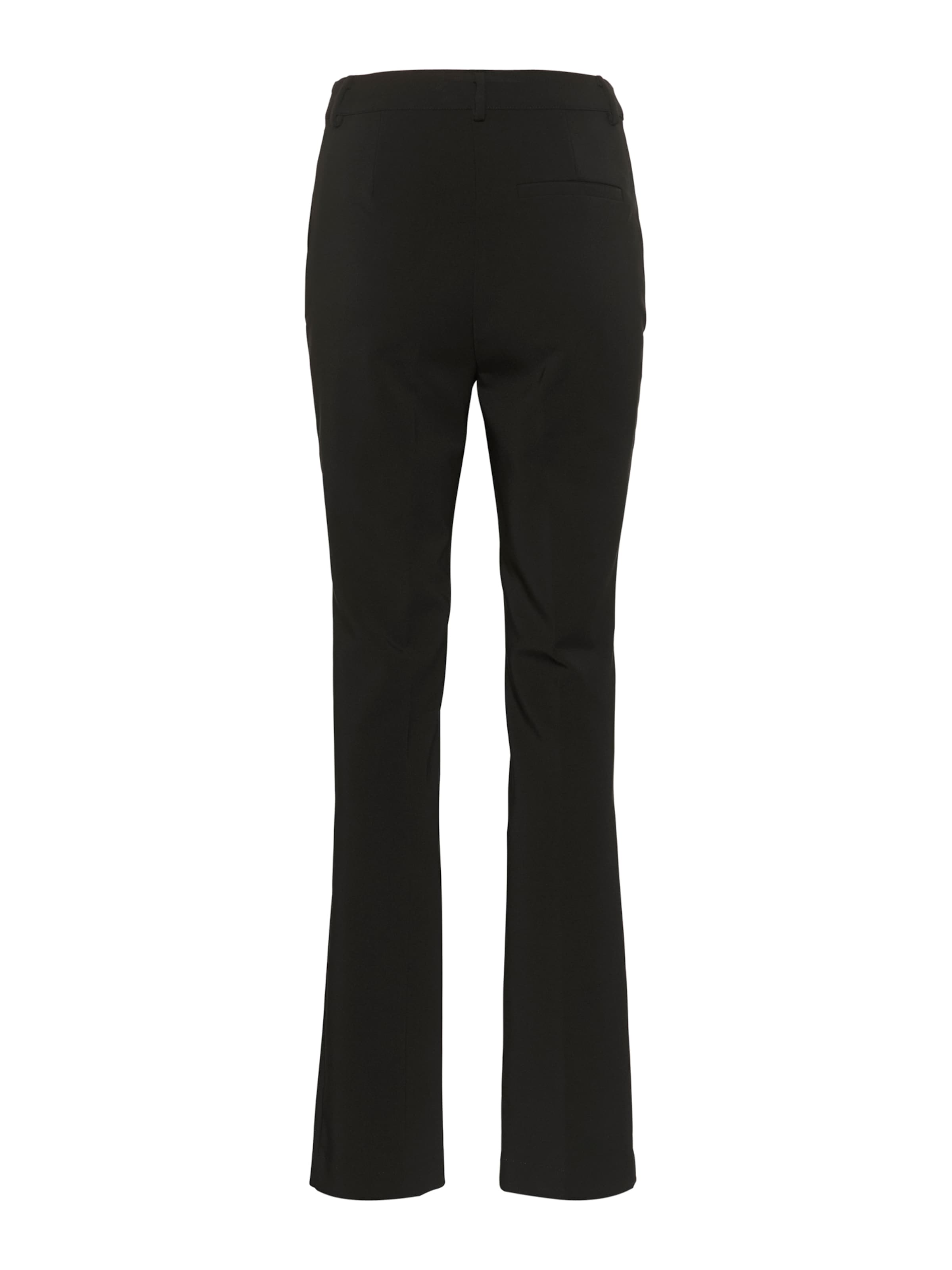 Gestuz - Bootcut Calças com vincos 'JoelleGZ' em preto