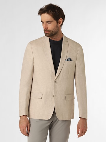 Nils Sundström Business Blazer 'Marcello' in Beige: front