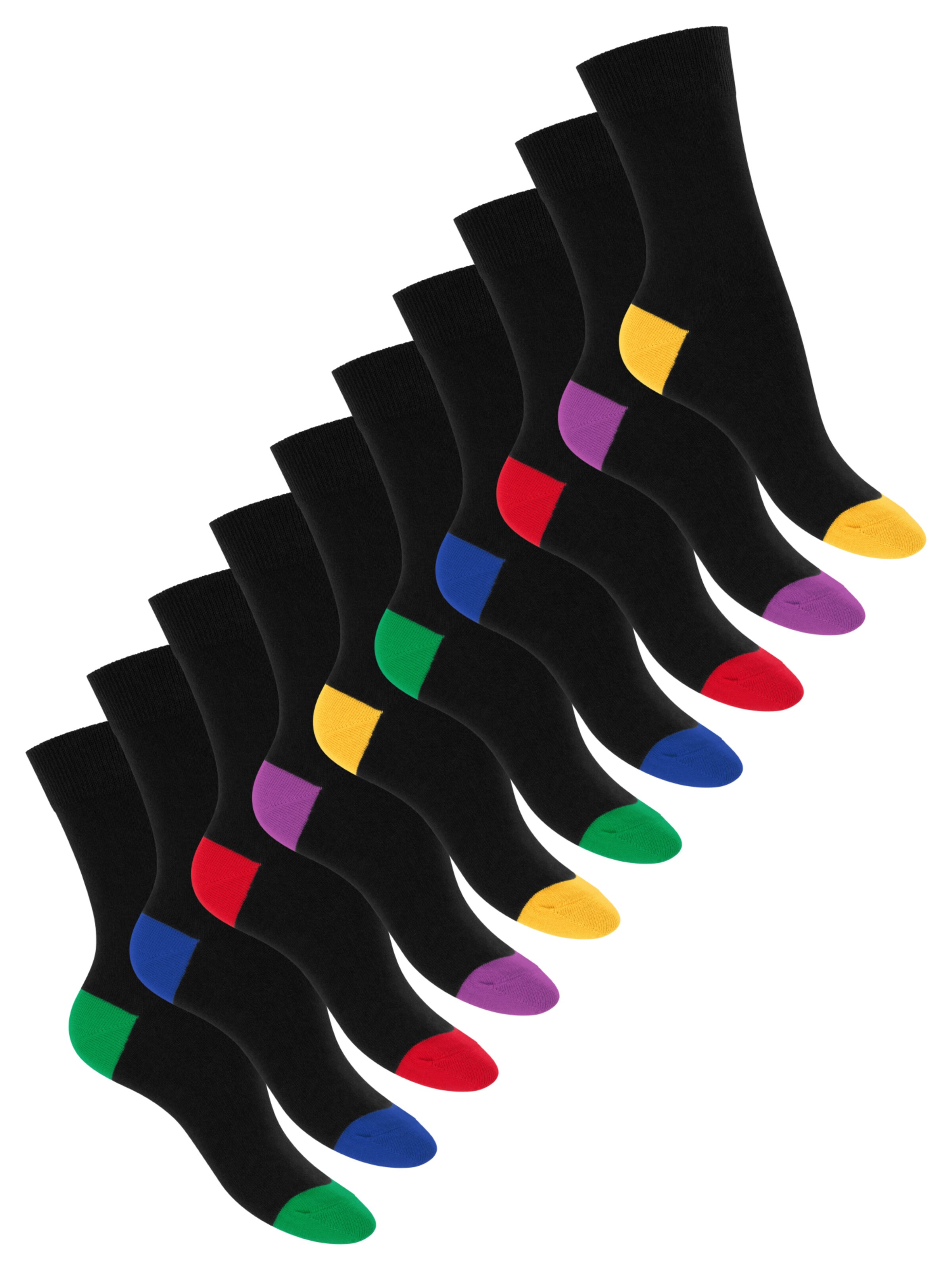 footstar Socks in Yellow: front