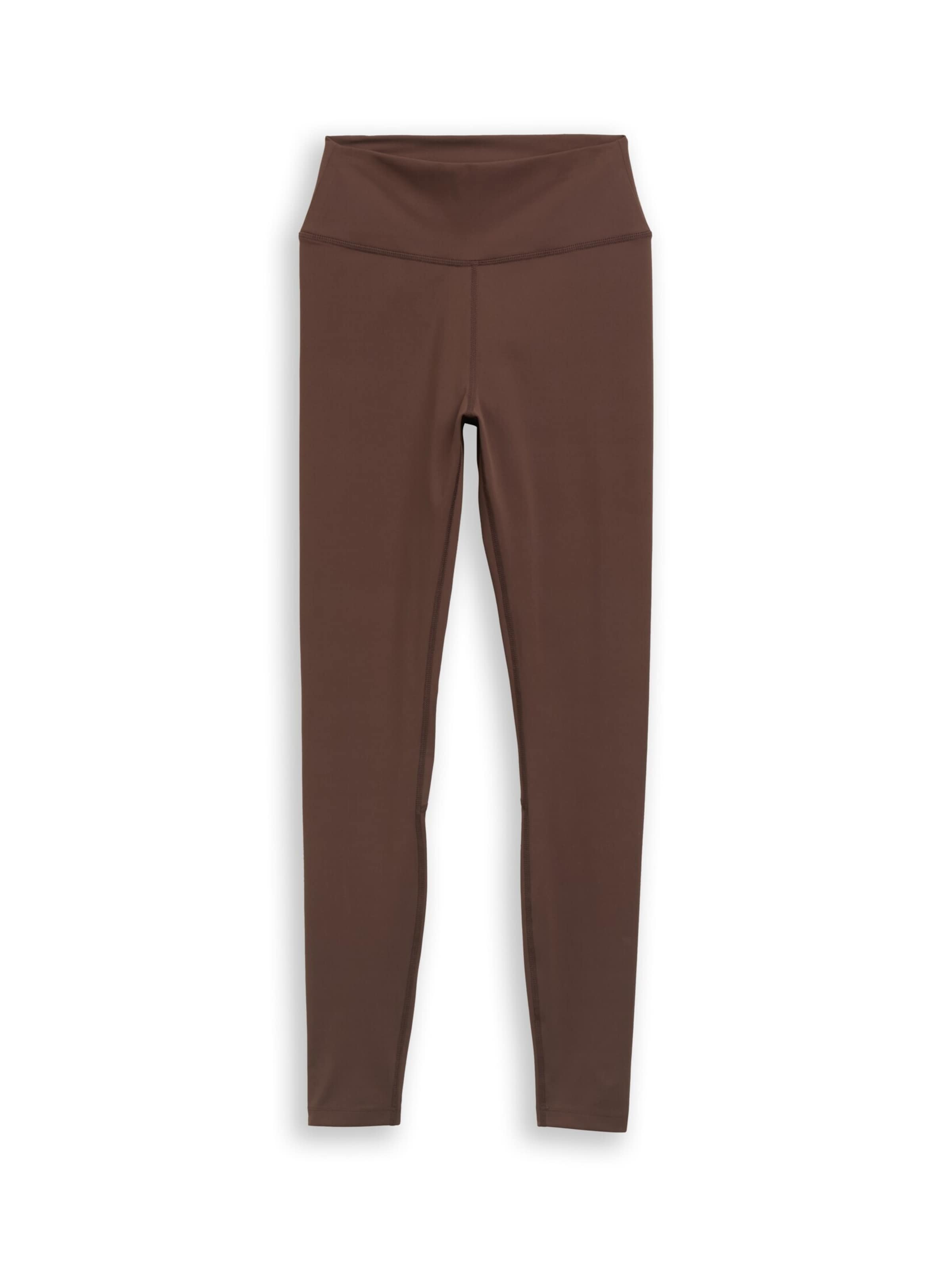 TOM TAILOR DENIM Leggings en XXL/Regular en chocolat, Vue avec produit