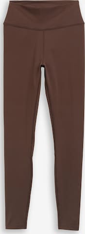 Skinny Leggings TOM TAILOR DENIM en marron : devant