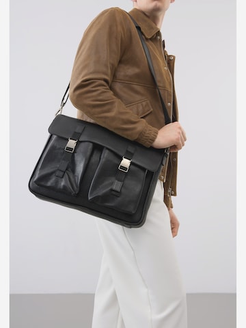 Sac à bandoulière ' Dalston Messenger ' Bolongaro Trevor en noir : devant