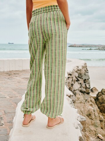 Wide Leg Pantalon Next en vert